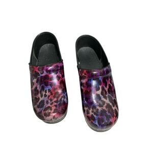 Dansko Women's XP 2.0 Marble Swirl Patent Leather Nurse Clogs Women's 39/US 8.5